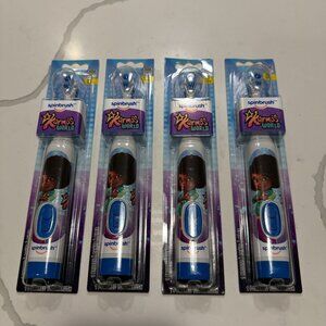 Spinbrush Karma's World Kids Electric Toothbrush Soft Bristles for Ages 3+ 4pk